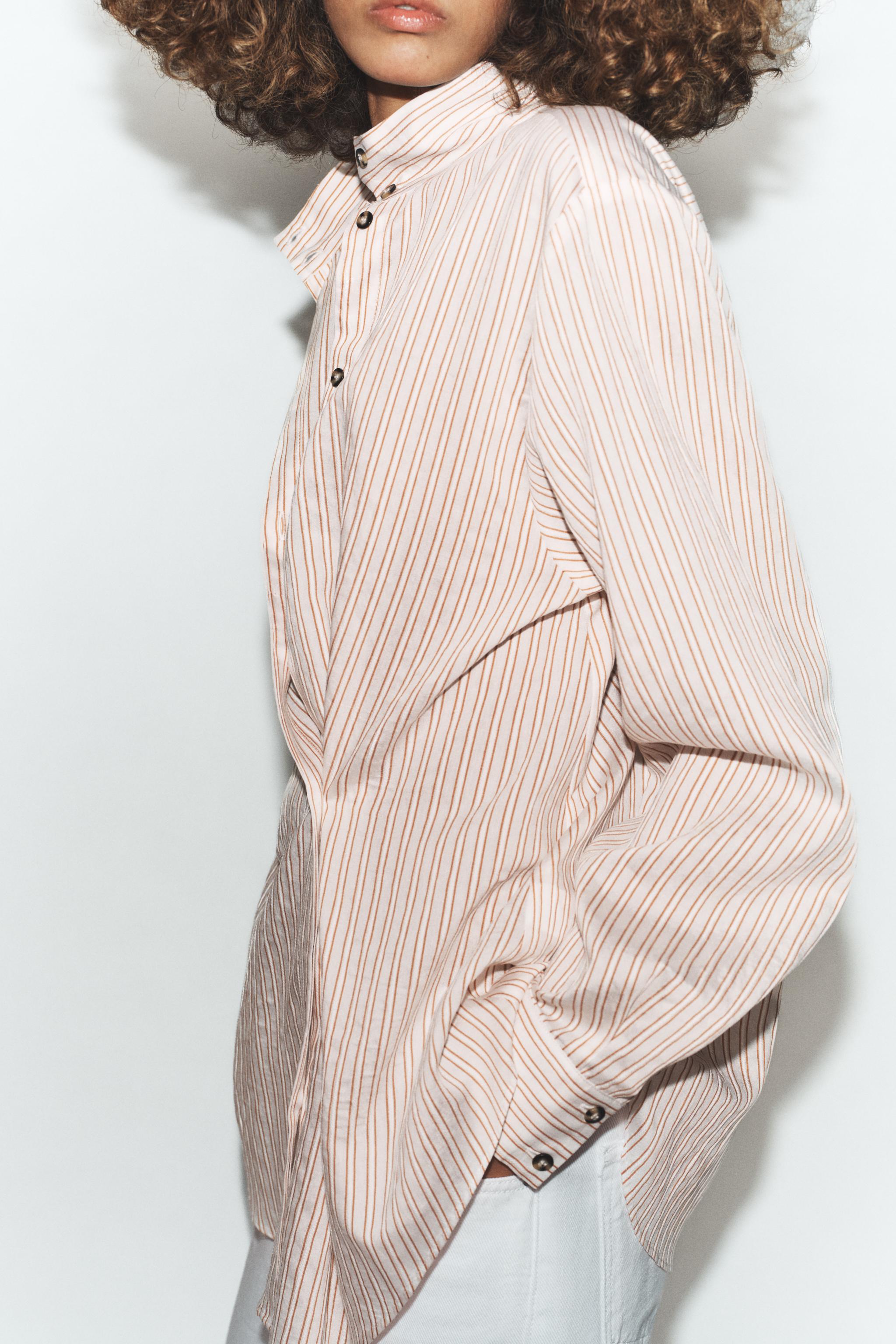 STRIPED OVERSIZED SHIRT